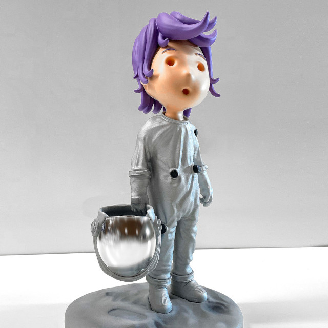 Giovanni Motta : Where is Jonny - H 58 cm - Stratified nylon, acrylic, 2022