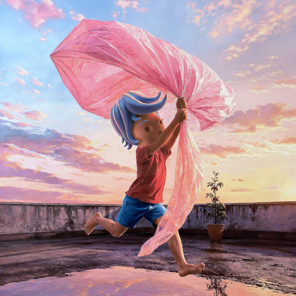 Giovanni Motta : Thanks for evething - Acrylic on canvas - 100x140cm