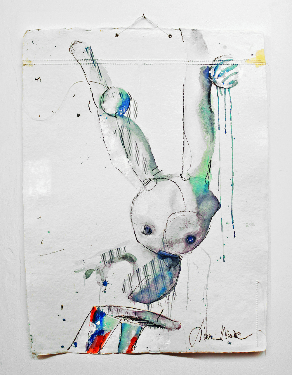 The Incosistency of a Good Deed - Stampa serigrafica su carta fatta a mano / Serigraphic print on hand made paper - 2014