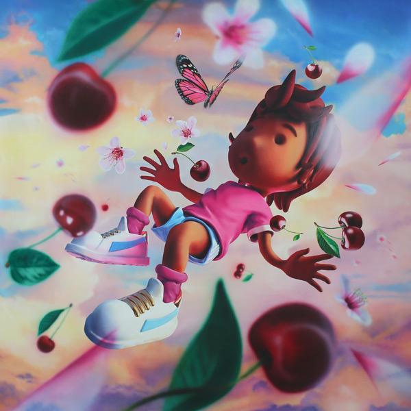 Giovanni Motta : Cherry Love - 150x150 cm - Acrylic on canvas, 2021