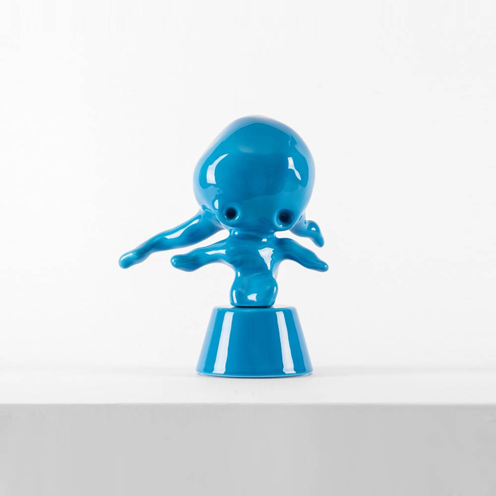 Blue Chute - Opera in ceramica collezione Bosa: Progetto speciale numero 1 / Cercamic artwork from Bosa collection: Special project number 1