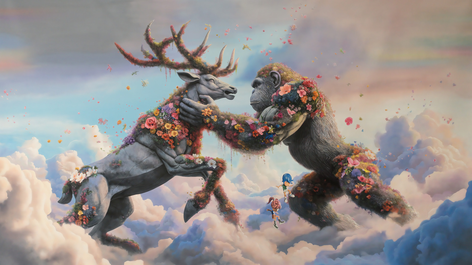Giovanni Motta : Every day every hour I feel the weight of your memory - 270x150cm